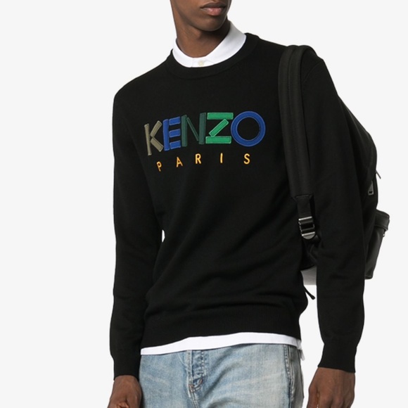 Kenzo Other - Kenzo Embroidered Logo Wool Sweater
